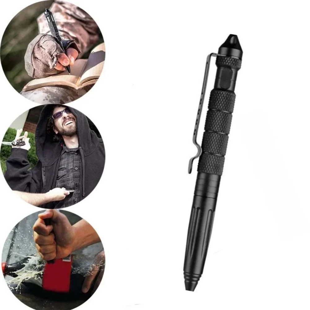 Pen Tactical Glass - Multifunctionele tactische pen van wolfraamstaal en