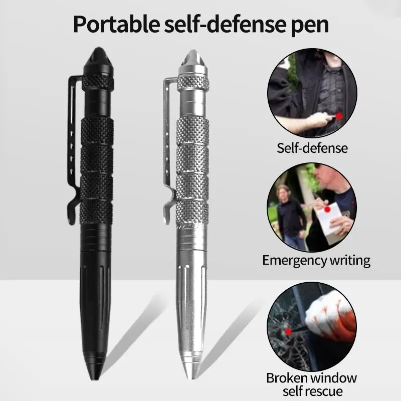 Pen Tactical Glass - Multifunctionele tactische pen Zelfverdediging Noodoverleving Antislip