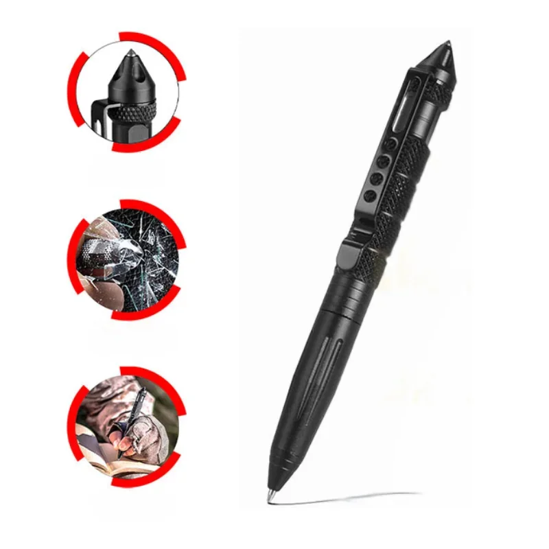 Pen Tactical Glass - Multifunctionele tactische pen Zelfverdediging Antislip Emergency