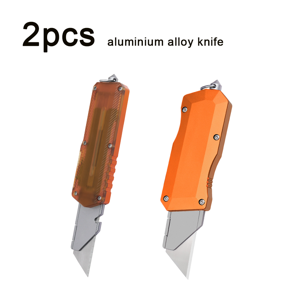 Edc Day Carry - Tweedelige combinatiemesjesset van aluminiumlegering. Universeel mes