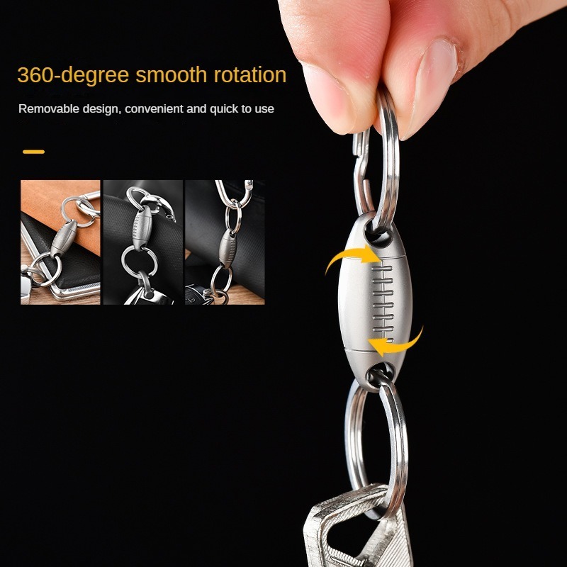 Titanium Rugby-vormige sleutel - Edc Carry Accessories recensie en prijs